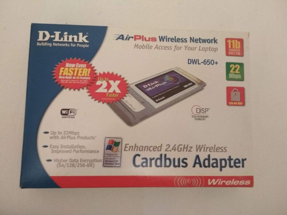 D-link Cardbus adapter