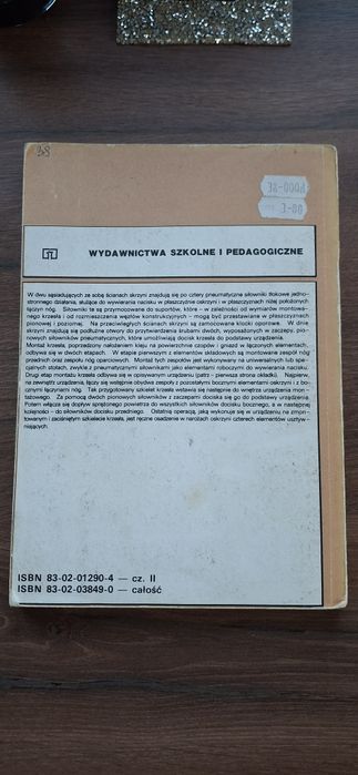 Maszyny i urządzenia do obróbki drewna cz. 2 podręcznik do technikum