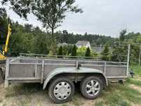 Przyczepka samochodowa tandem