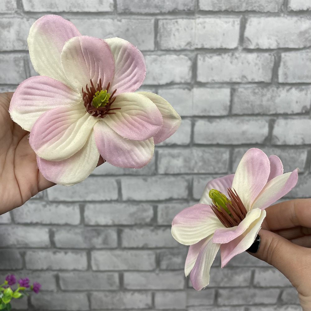 Magnolia kolory , 12 szt kwiaty sztuczne