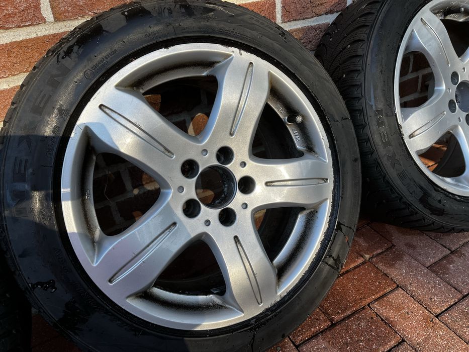 225/50/17 5x112 8J ET35 koła zimowe alufelgi opony komplet rial nexen