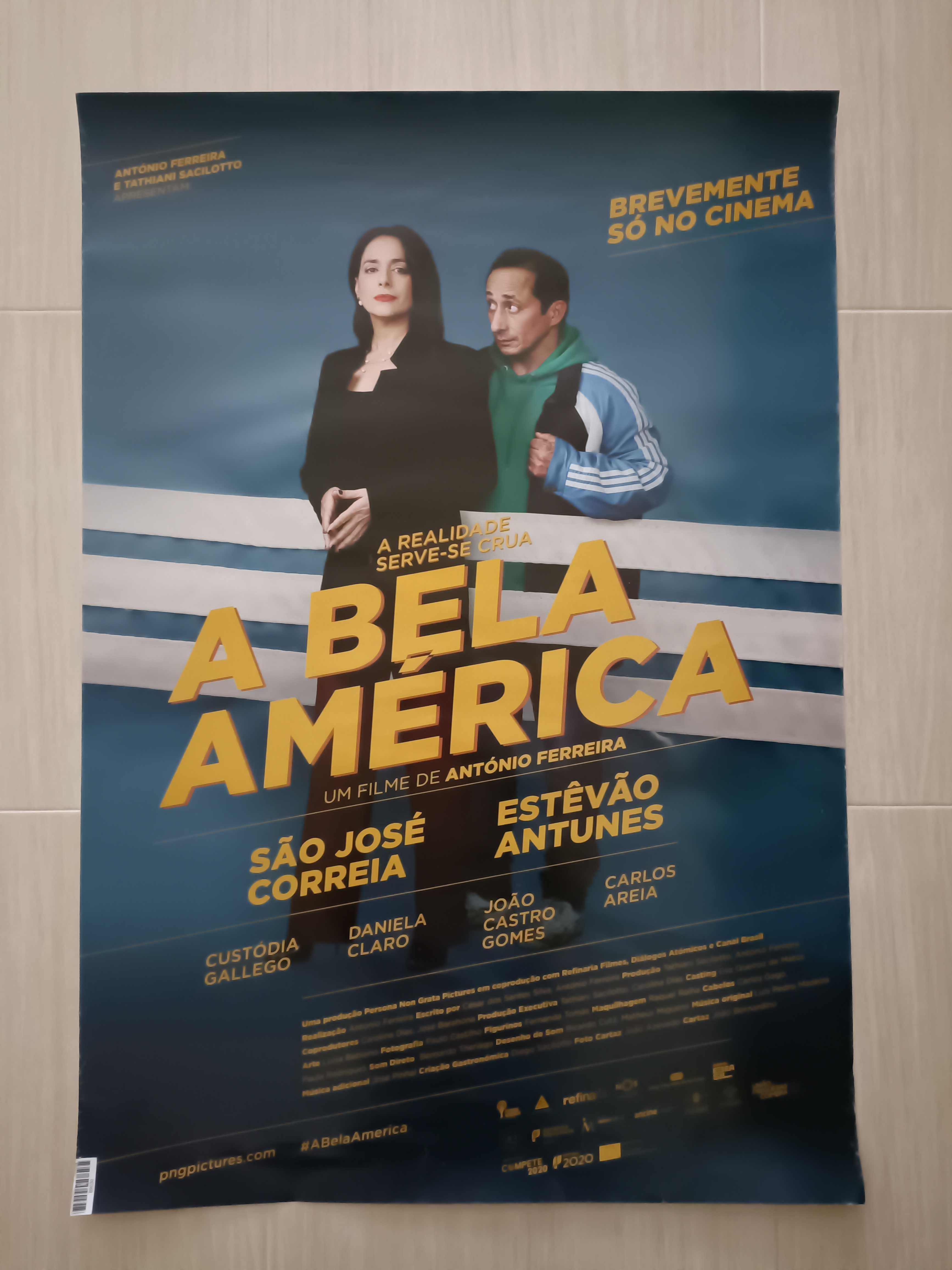 Cartaz de cinema A Bela América