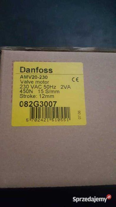 Siłownik/napęd elektryczny Danfoss AMV 20/230V