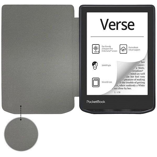 Tech-protect Smartcase Pocketbook Verse / Verse Pro Black