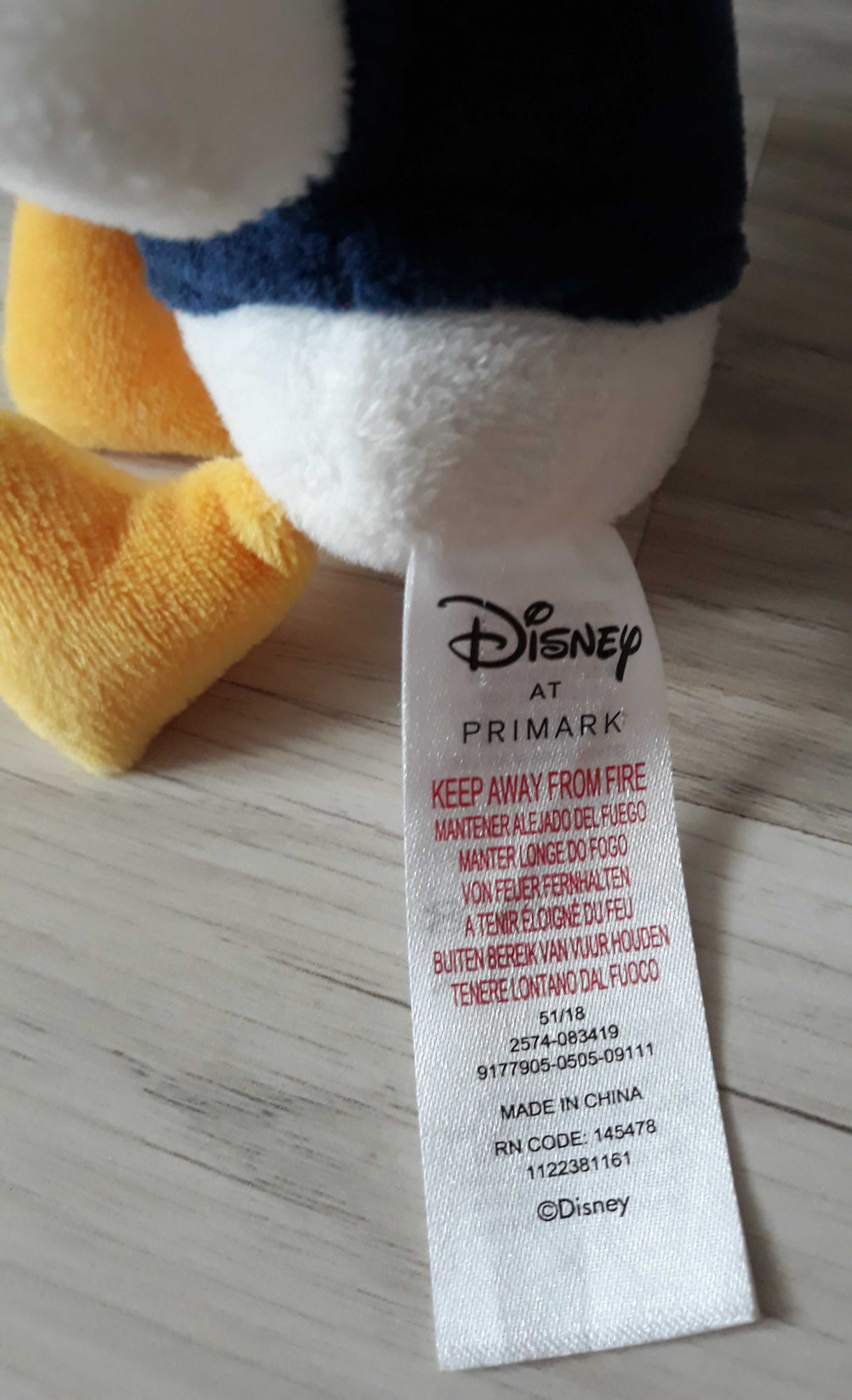 Disney Primark Kaczor Donald maskotka Dźwiek 22cm