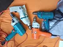Black & Decker  Wolf wiertarki 2szt. dobre z dawnych lat stan bdb