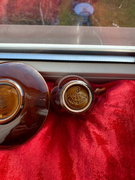 Villeroy & Boch filiżanka i spodek do espresso, vintage, lata 60-70