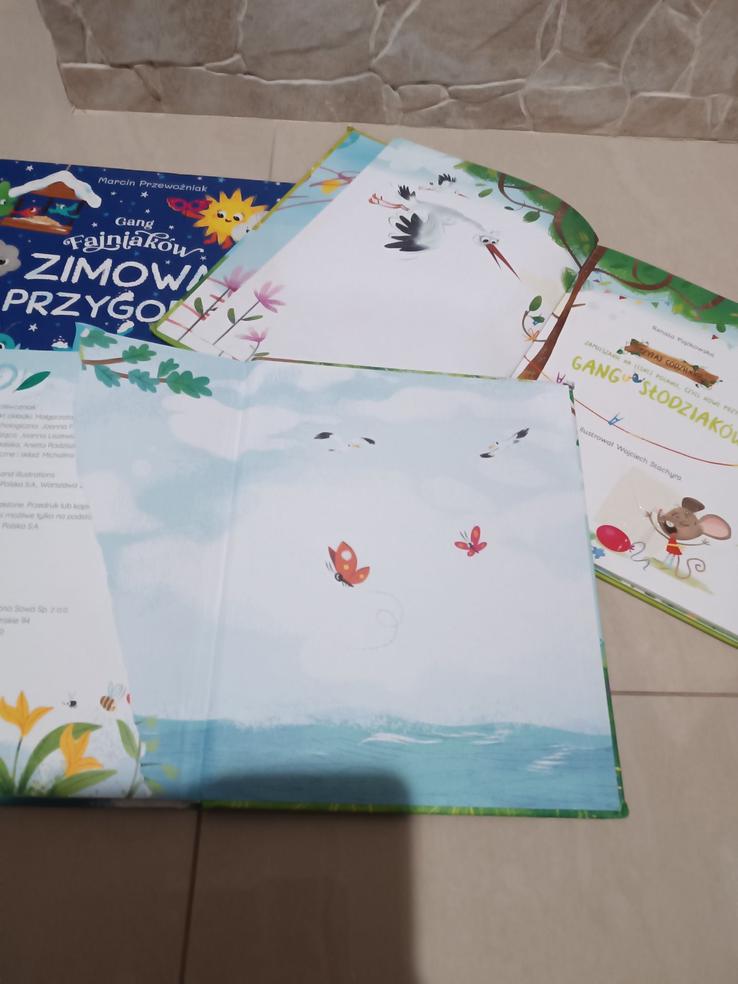 Zestaw książek z Biedronki Gang Swojaków, Mocniaków, Fajniaków i Słodz