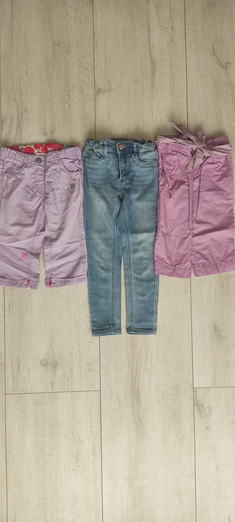 Zestaw spodni dziewczęcych 92/98/104/110 jeansy/HM/Zara/S.Oliver/Next