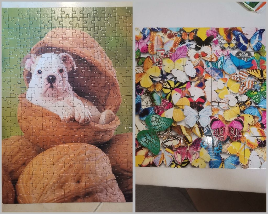 Lote de 2 puzzles