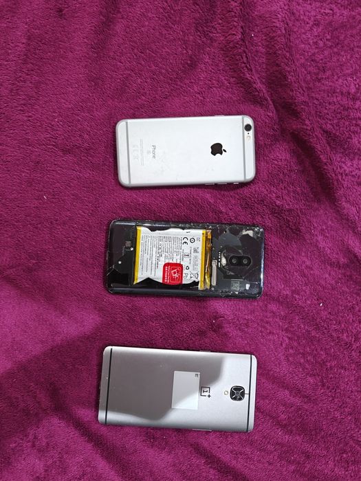 Hi pnone 6s, One plus 6t, One plus 3 t
