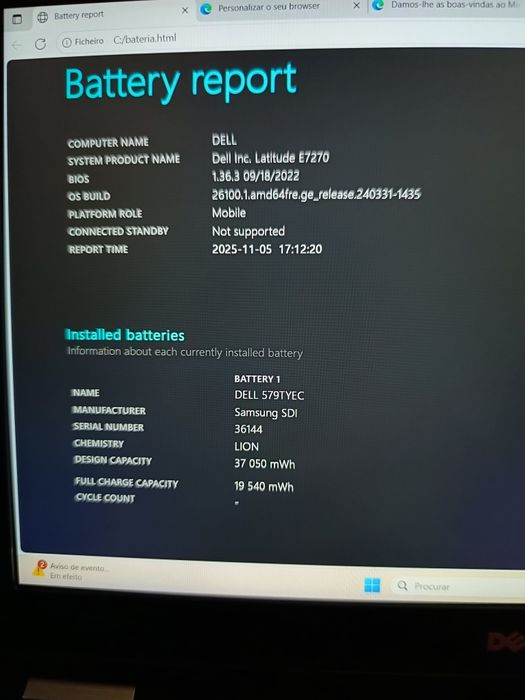 Portátil Dell Latitude E7270