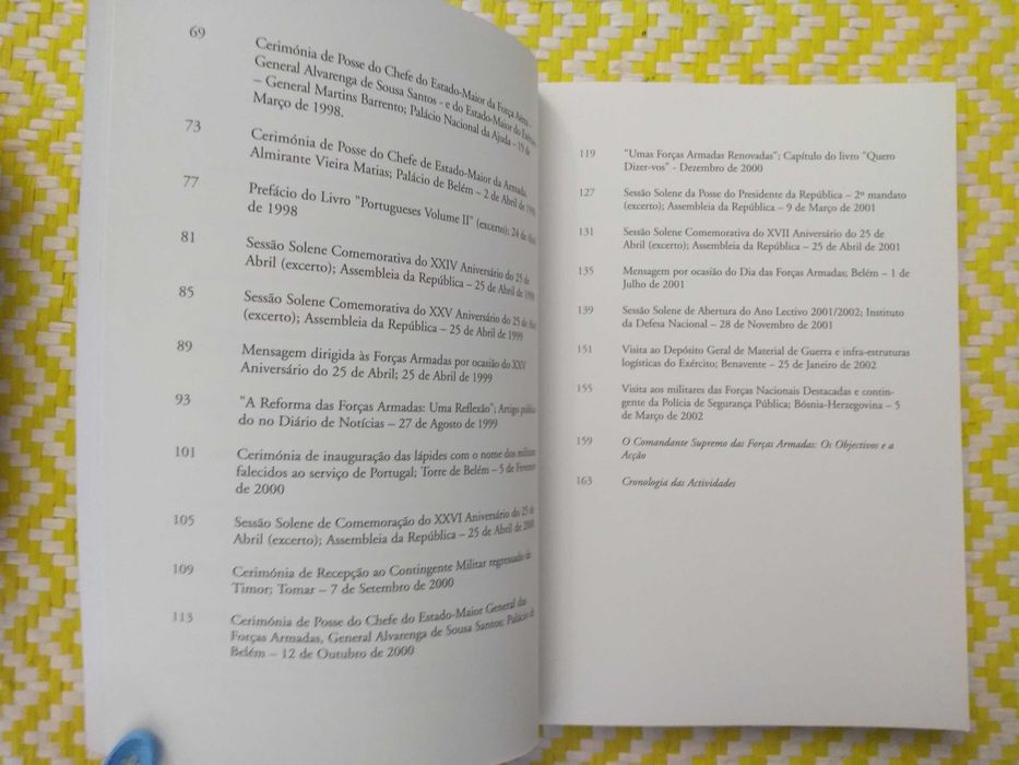 A DEFESA NACIONAL E AS FORÇAS ARMADAS
 Interv Presidente Jorge Sampaio