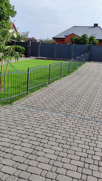 Ogrodzenie przęsło furtka z demontażu