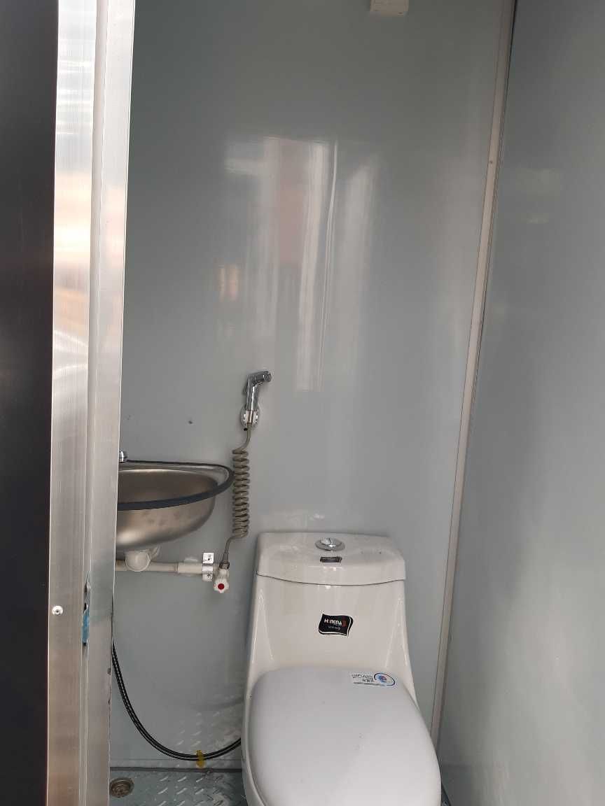 Kontener sanitarny - WC toaleta podwójny