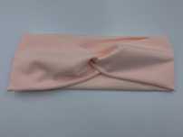 Opaska handmade jasny pudrowy róż