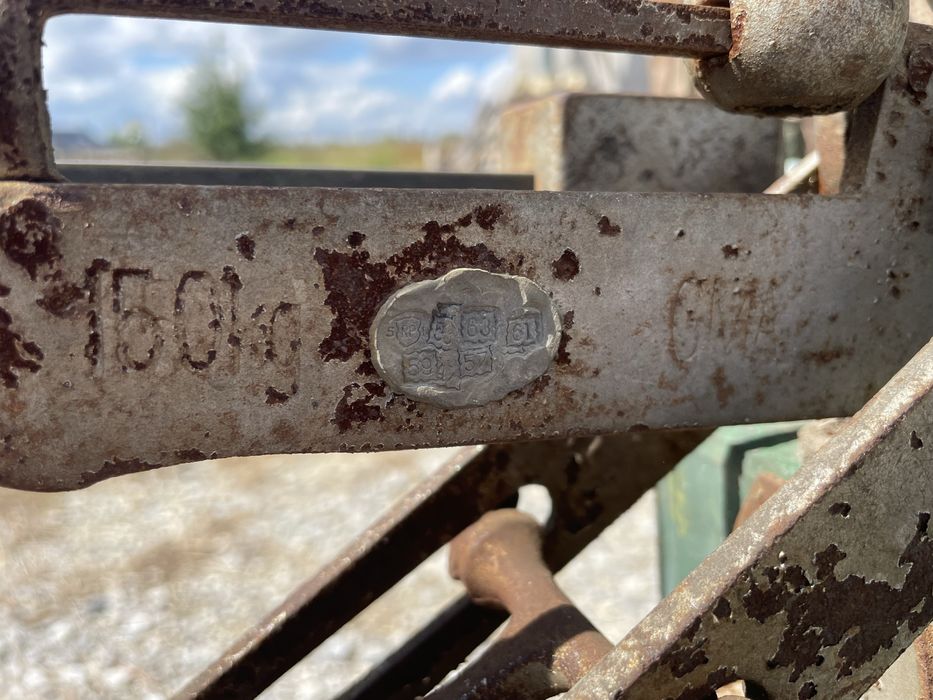 Waga towarowa drewniana Wenda stara zabytkowa antyk Sygniwana