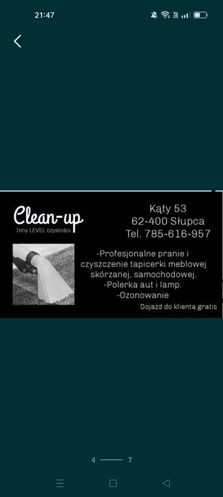 Pranie czyszczenie tapicerek meblowych samochodowych