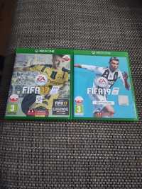 Gry Xbox one FIFA 17 i 19 2szt