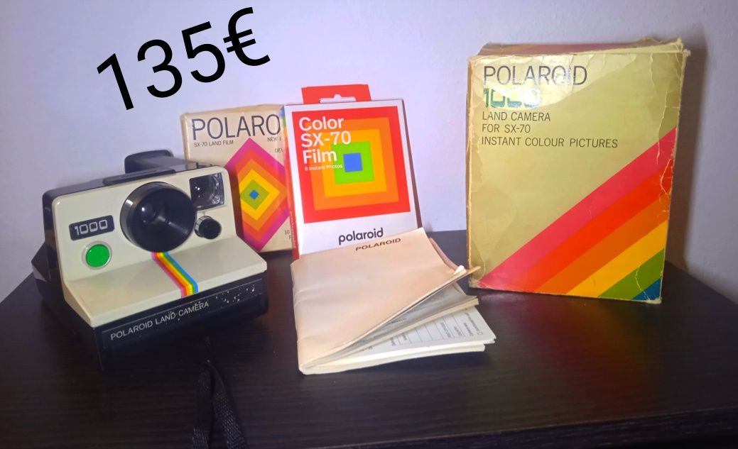 Máquinas Polaroid+filmes