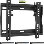 BONTEC Uchwyt TV 17–45" Ścienny Slim VESA 200x200 do 30kg