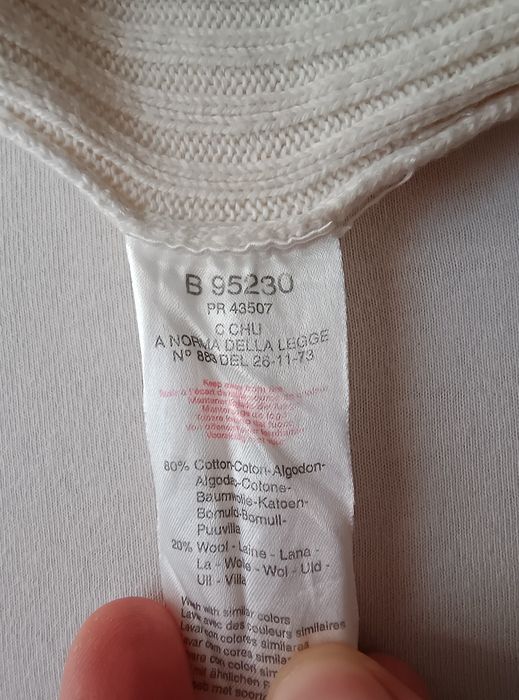 Sweterek rozpinany Burberry 80 cm