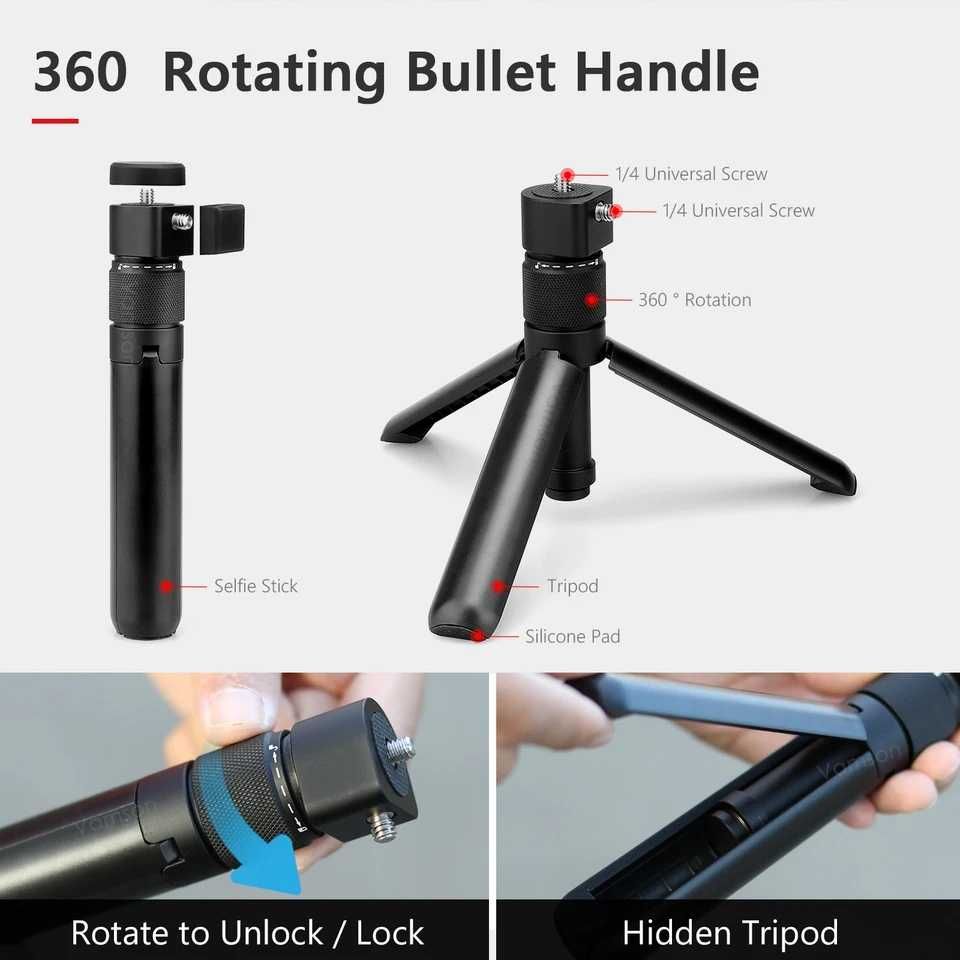 kijek do selfie obrotowy dla Insta360 plus kijek 3 metry