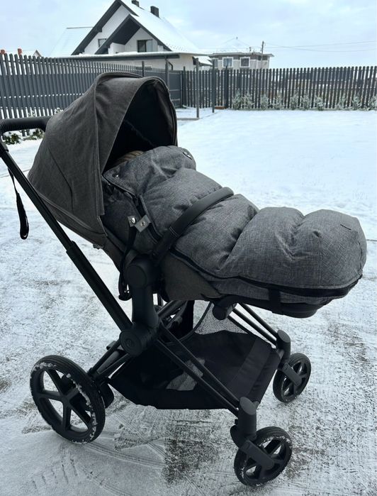 Електровізочок Cybex e-priam 4.0 2в1 + підстаканник, футмуф, рукавиці