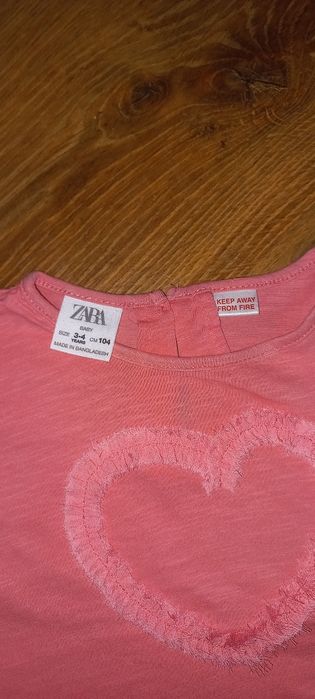 Koszulka dla dziewczynki ZARA 104 cm