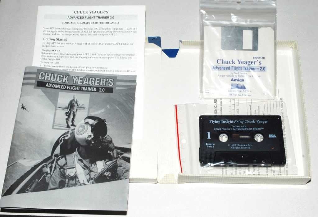 Chuck Yeager Advance Flight Trainer 2.0 Flight Simulator gra na amigę