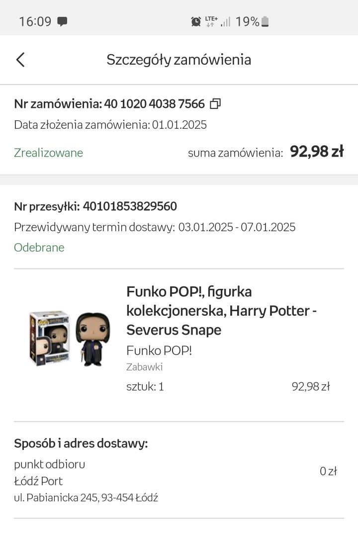 Severus Snape Funko Pop