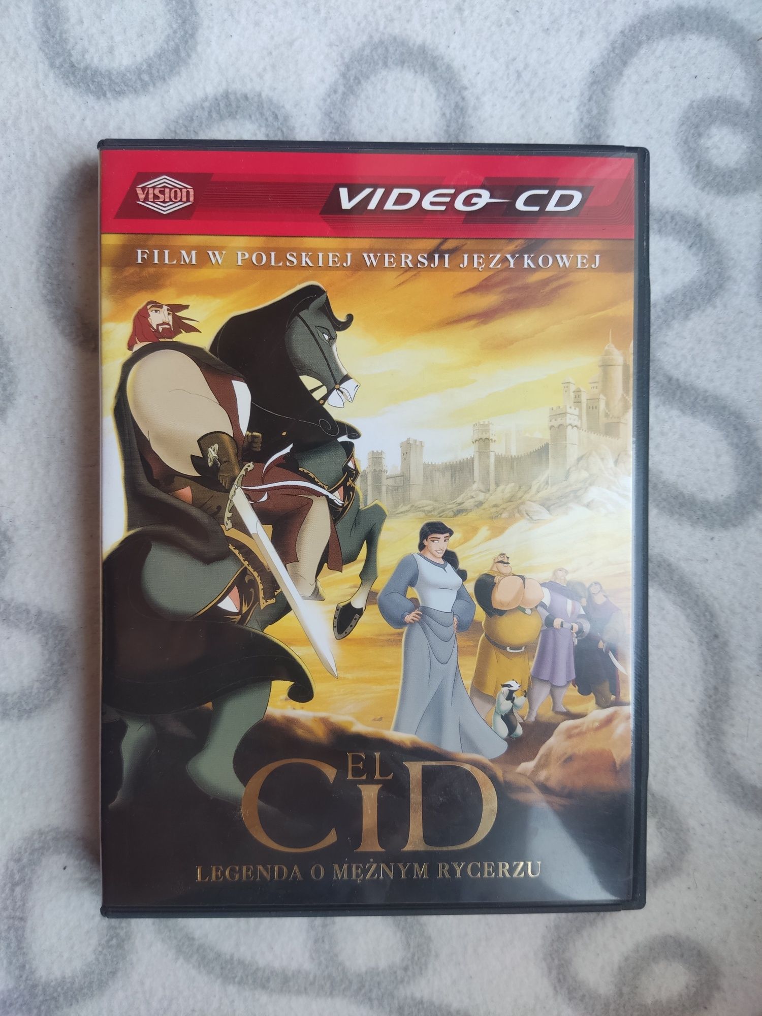 Płyta DVD film bajka El Cid Legenda o mężnym rycerzu