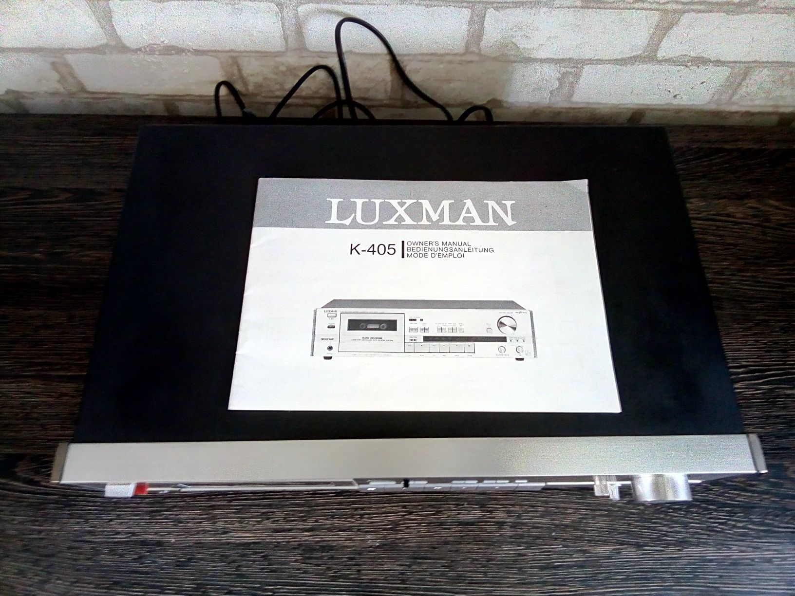 Luxman K-405 Auto Reverse Stereo Cassette Tape Deck 1985-88