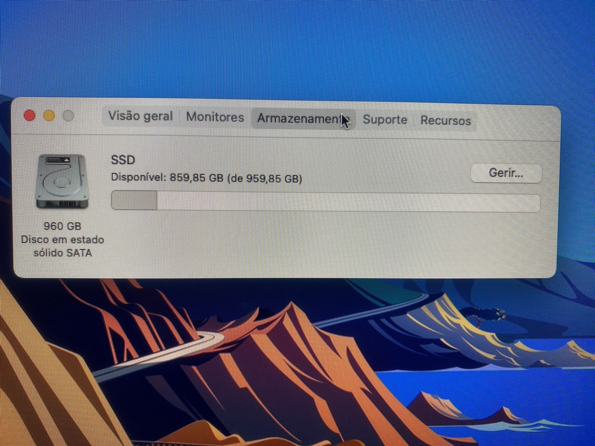 iMac 21.5 Disco SSD 1 TB muito bom estado