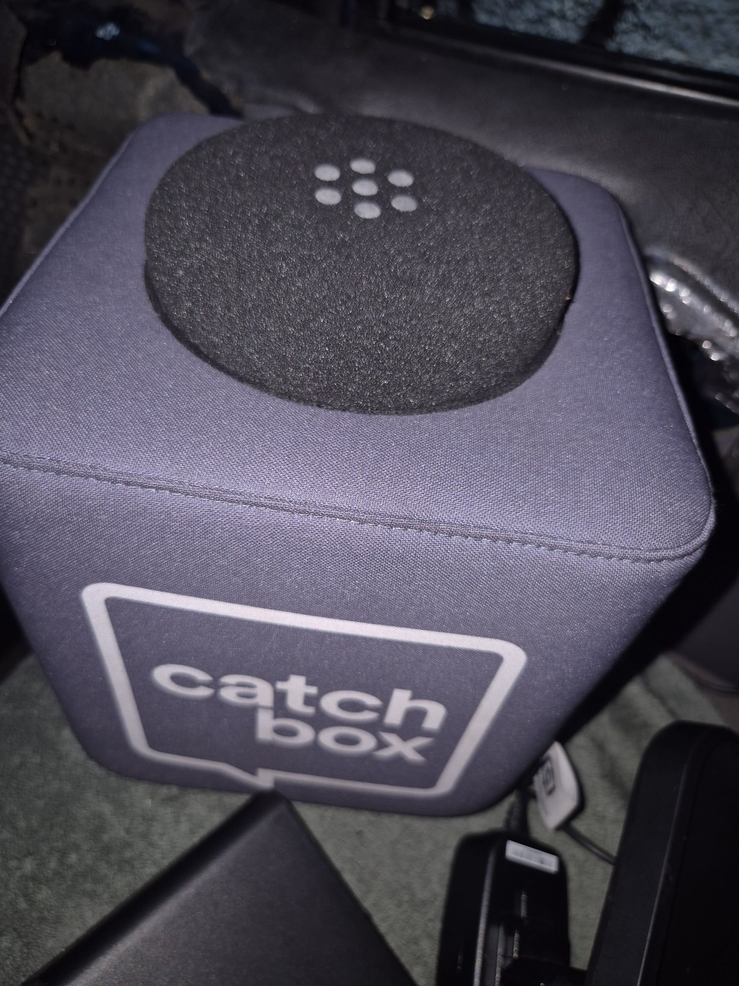 Catch box microfone