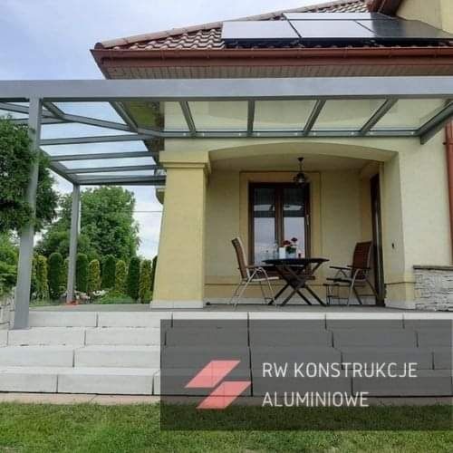 Pergole altany ogrody zimowe balustrady zadaszenia aluminium szklo