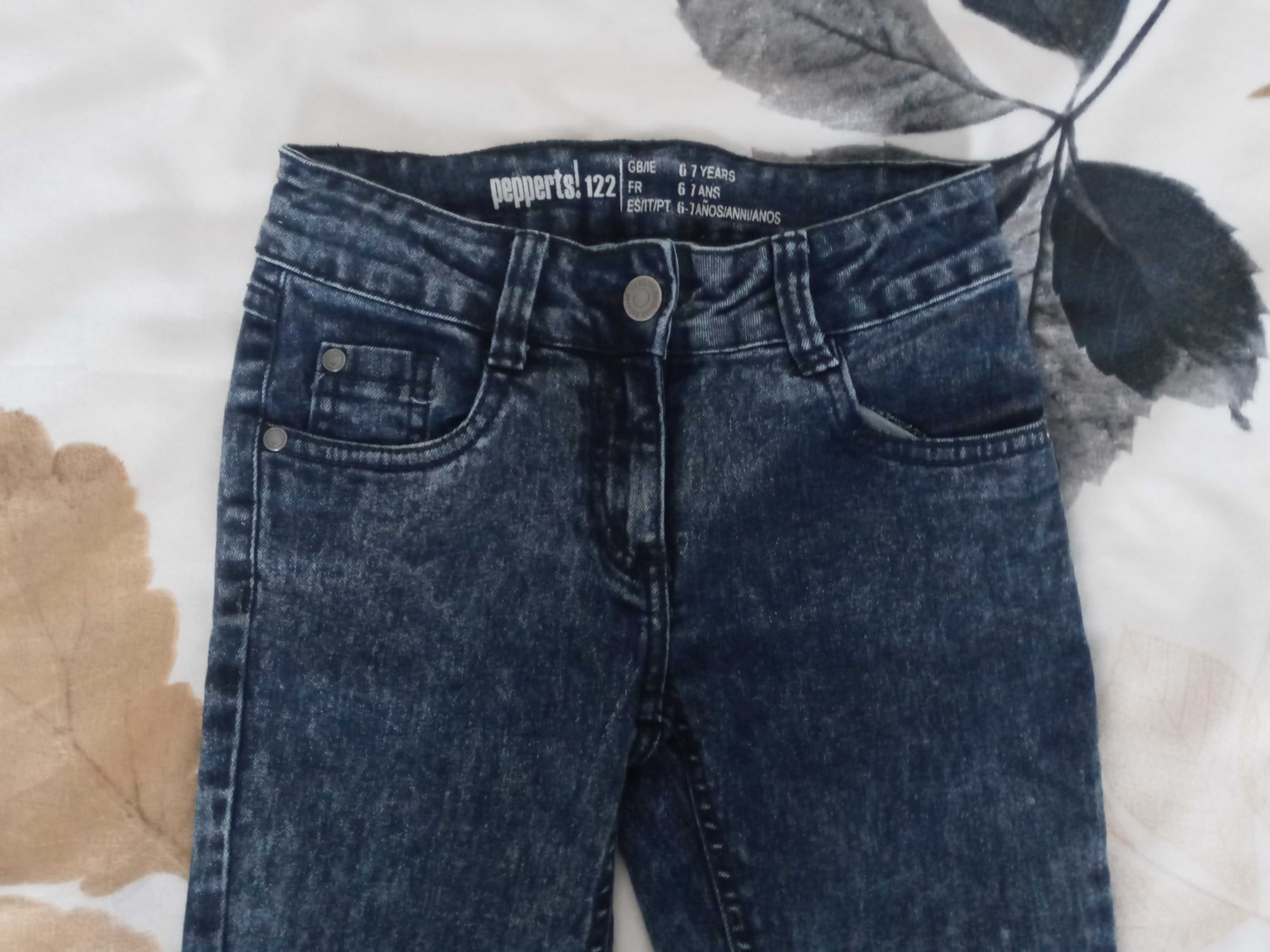 Spodnie jeansowe chłopięce, rozmiar 122