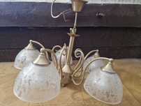 Żyrandol lampa wisząca biała