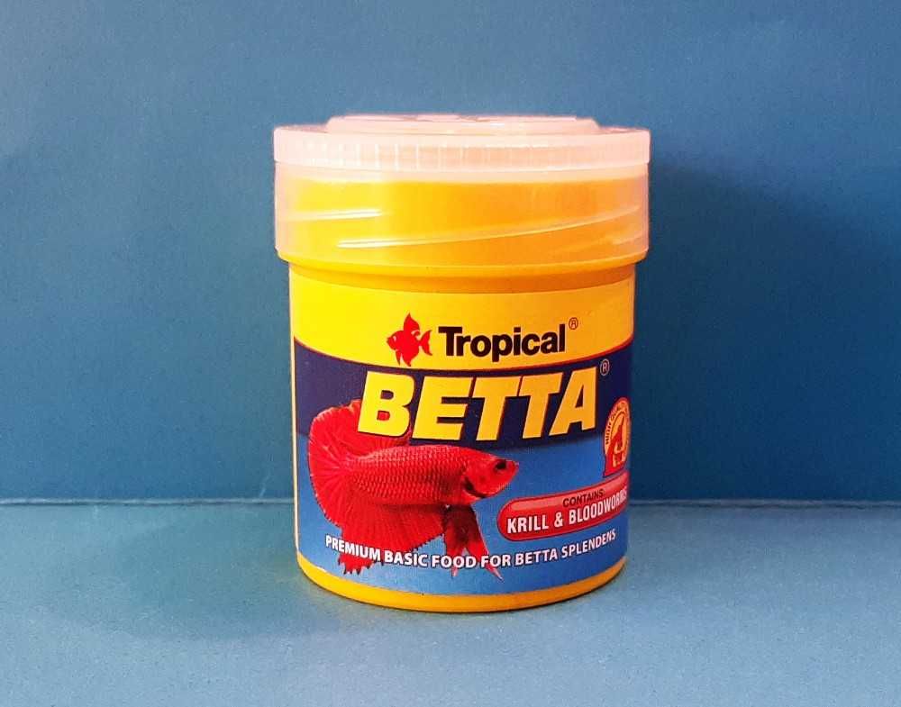 Comida para Peixes - Tropical Betta - Krill e Bloodworm 50ml