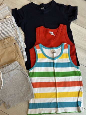 Комплект одежды для мальчика 86-92, шорты hm, футболка