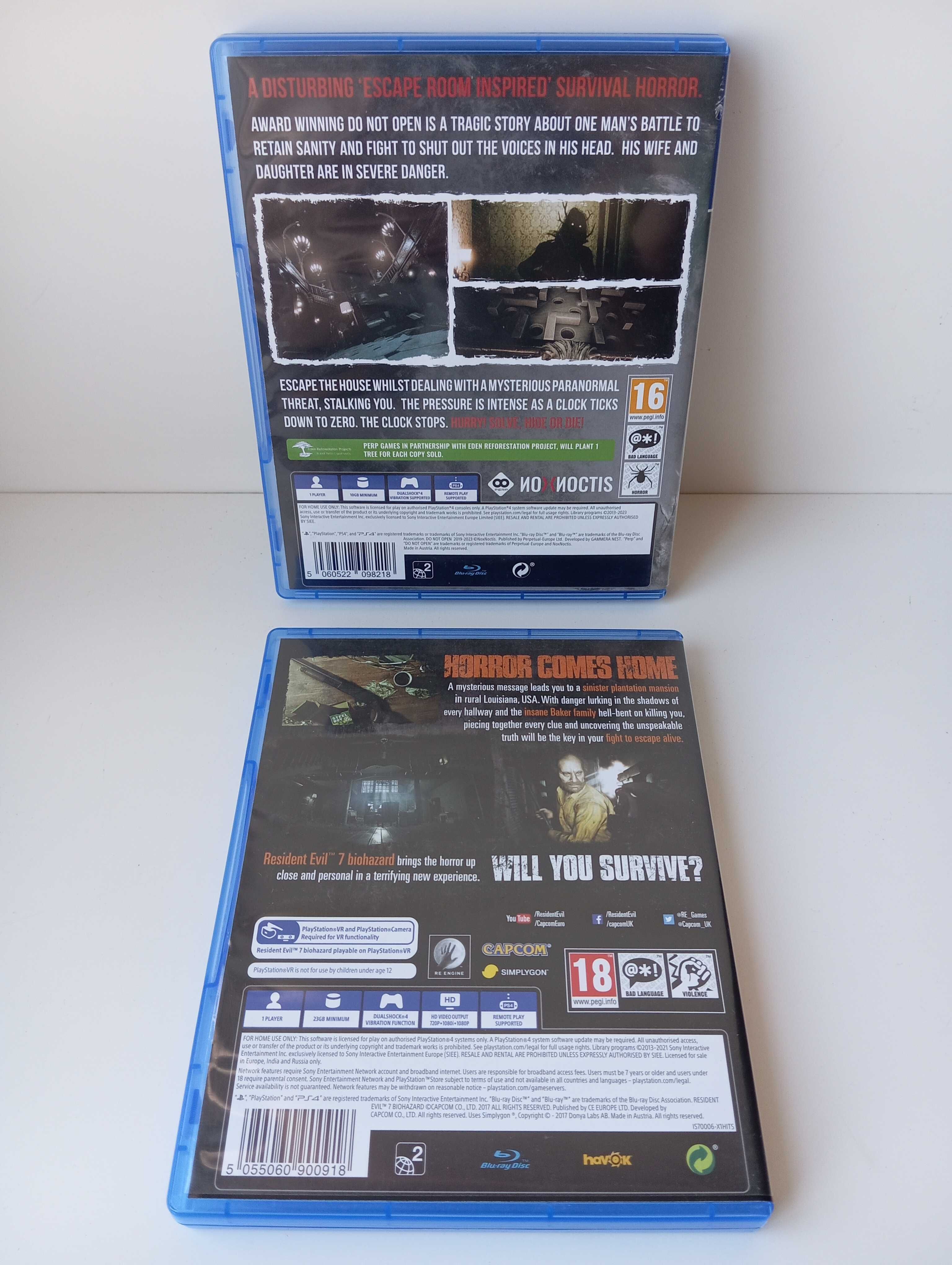 Do Not Open + Resident Evil 7, PS4 PlayStation 4