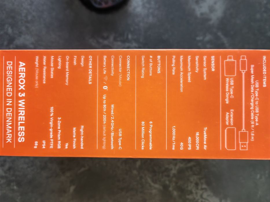 Myszka steelseries aerox 3 wireless czarna