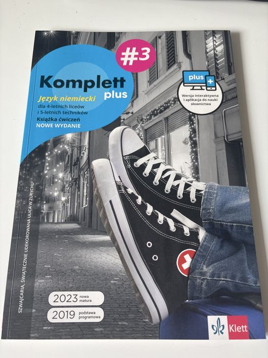 Sprzedam książke ćwiczeń do jezyka niemieckiego Komplett plus 3