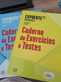 Livros Exponente 10 e 11 - Matemática A