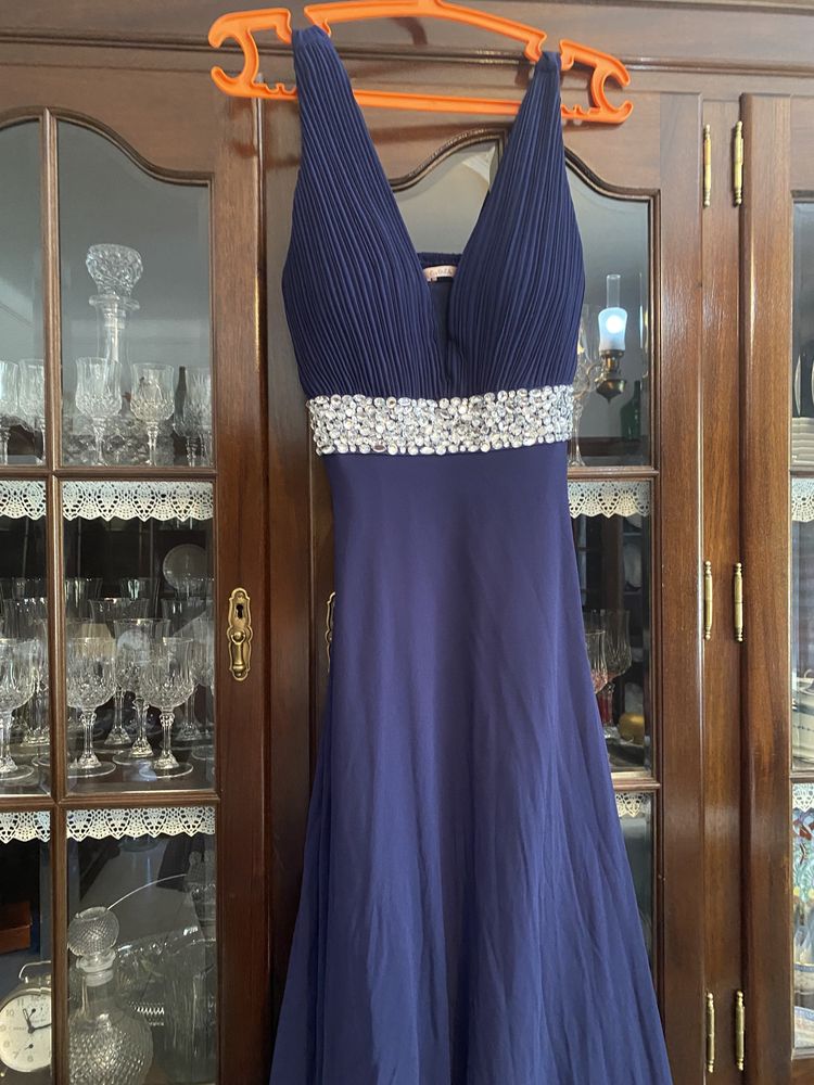 Vestido de cerimónia Azulão M