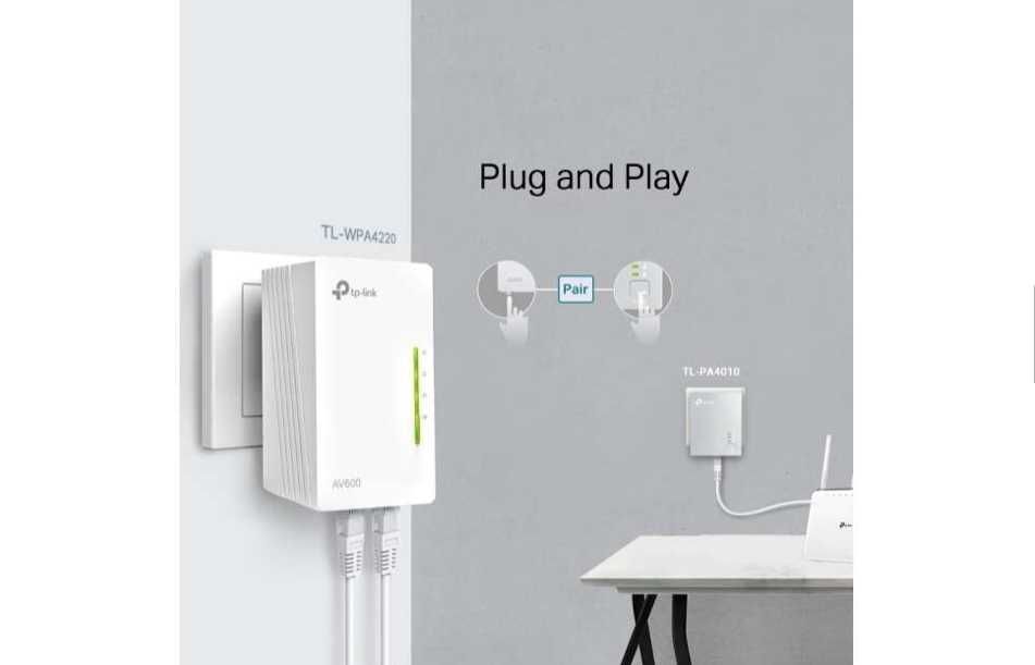 Transmiter sieciowy sygnału Wifi TP-Link-Zestaw TL-WPA4220 TKIT 3b