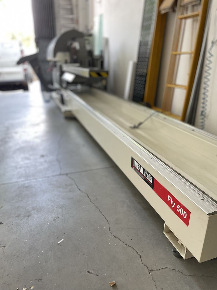 Máquina de Corte Alumínio e PVC de 2 cabeças MEPAL FLY 500 DRV