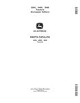 John Deere katalog części 2250 ; 2450 ; 2650