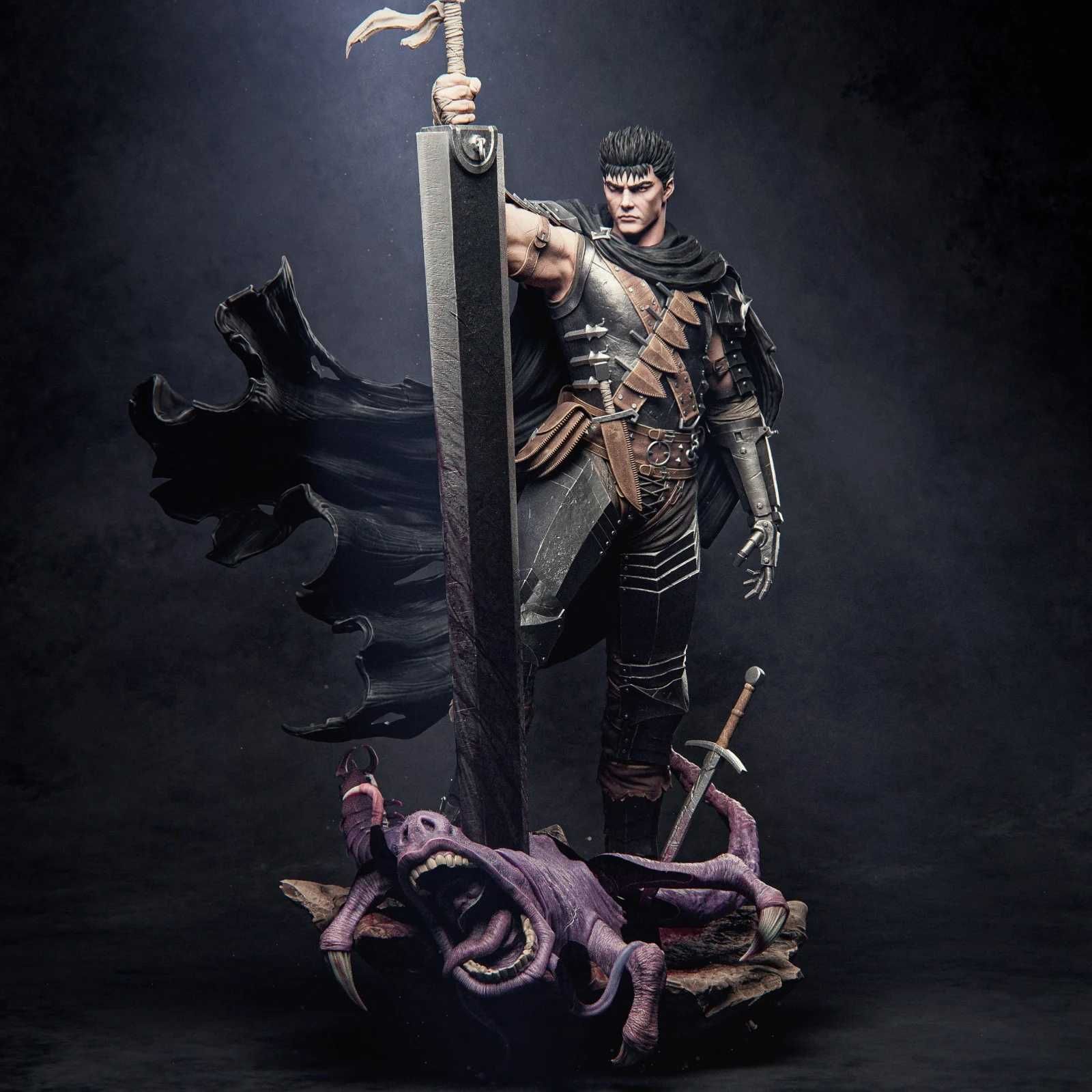 Figurka Guts, Berserk, Anime Żywica, Ręcznie Malowana
