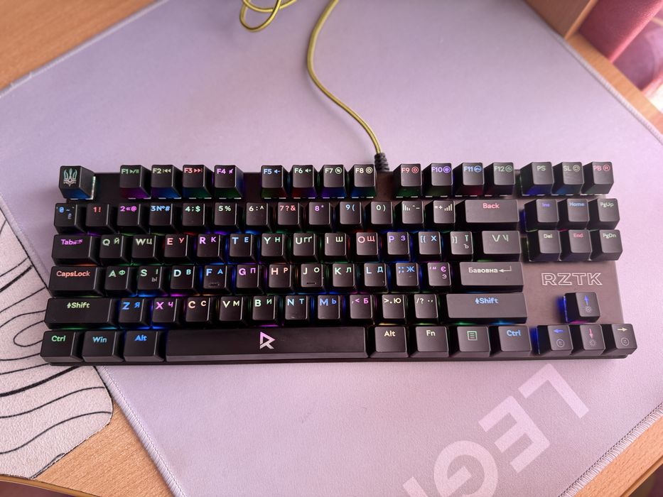 Механічна клавіатура RZTK Mamba TKL Kailh Black Speed на гарантії